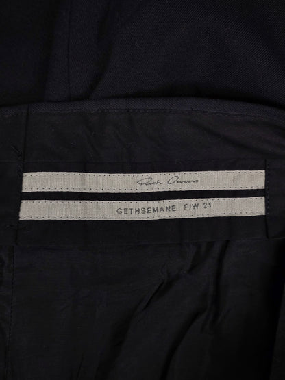 Rick Owens AW21 "GETHSEMANE" Astaires Cropped Security Pocket Pants