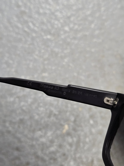 KUBORAUM Maske K3 Black Acetate Gradient Grey Sunglasses