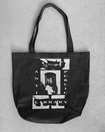 ENFANTS RICHES DÉPRIMÉS Paris Exclusive ‘Anti Public Library’ Denim Tote Bag