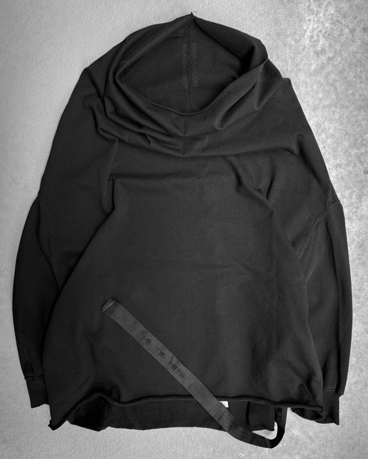 Rick Owens DRKSHDW AW24 “PORTERVILLE” Cowl Neck Drape Long-sleeves