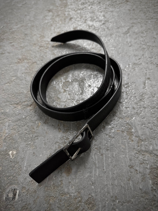 Professor.E "Forgotten Materials" Conjoined Cow Leather Belt | Archive Fashion Toronto