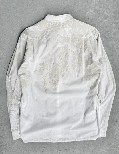 Ann Demeulemeester SS14 Floral Flock Button-up Shirt