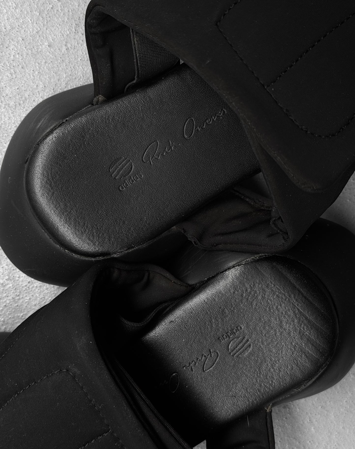 Rick Owens x adidas SS16 “CYCLOPS” Leather Velcro Slides