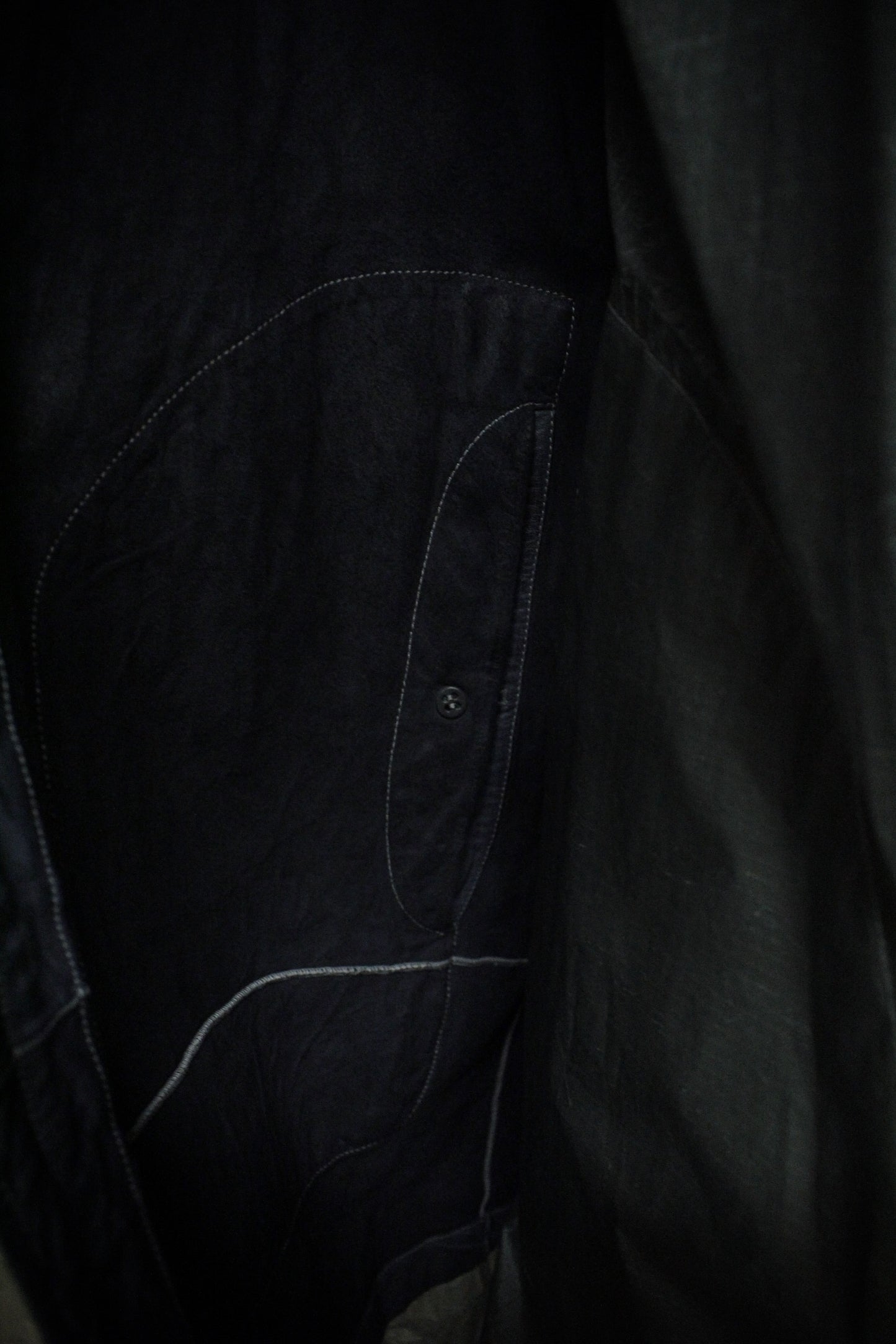 Carol Christian Poell 'LOM/2400 ROOLS-PTC/29' Reversible Object-dyed Kangaroo Leather Parachute Parka detail | DRIEW GARMENTS