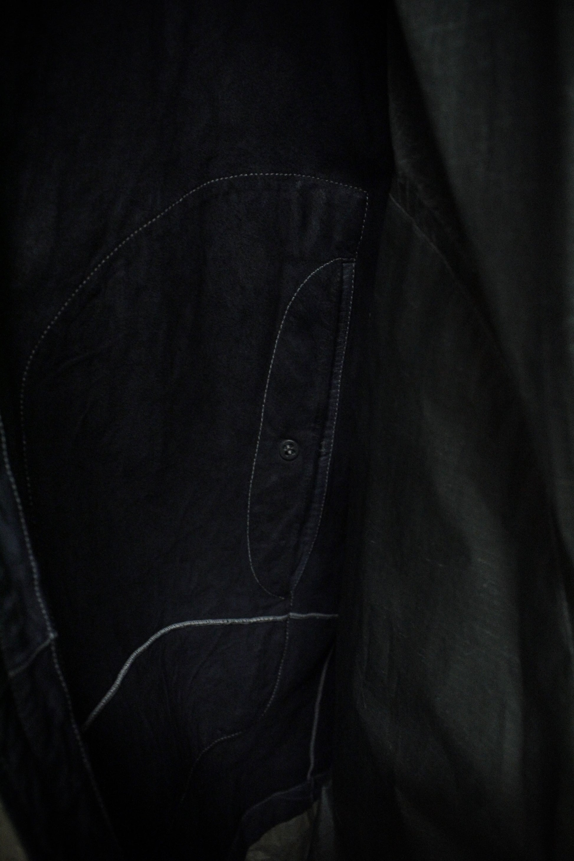 Carol Christian Poell 'LOM/2400 ROOLS-PTC/29' Reversible Object-dyed Kangaroo Leather Parachute Parka detail | DRIEW GARMENTS