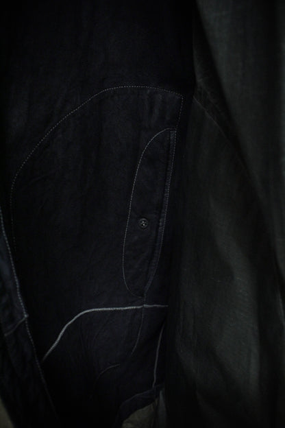Carol Christian Poell 'LOM/2400 ROOLS-PTC/29' Reversible Object-dyed Kangaroo Leather Parachute Parka detail | DRIEW GARMENTS
