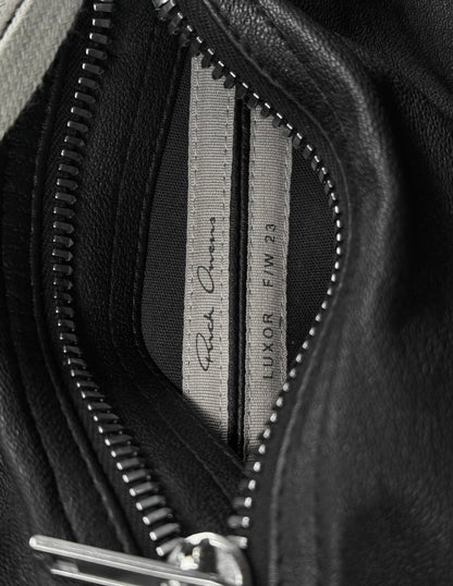 Rick Owens AW23 "LUXOR" Gary Lamb Leather Skinny Pants