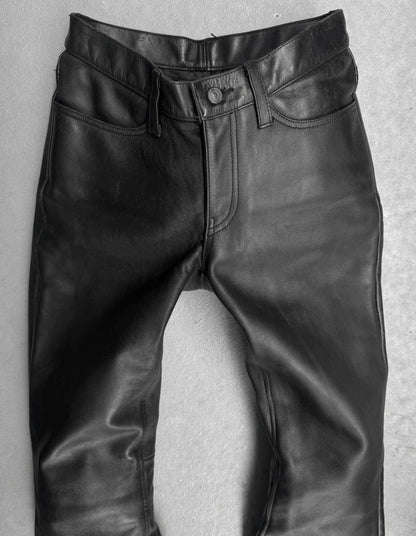KADOYA K’s Leather Early 00s Bootcut Flare Cowhide Leather Motorcycle Pants