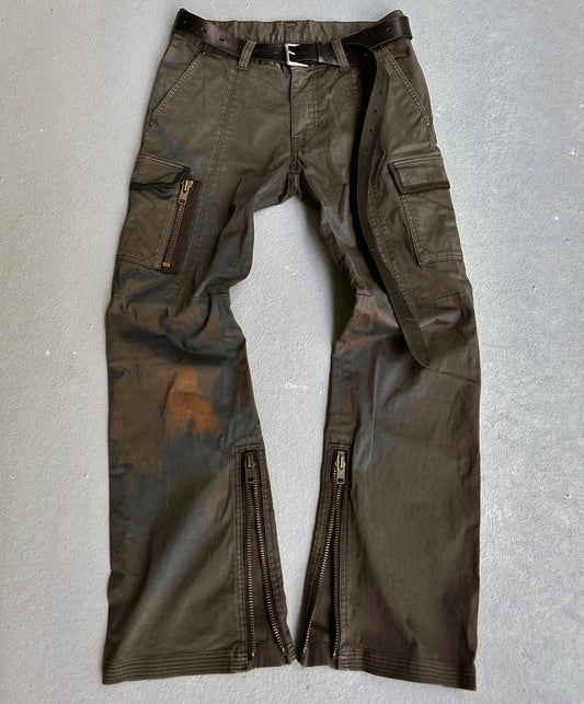 COMME CA MEN Early 00s Flare Bootcut Cargo Pants