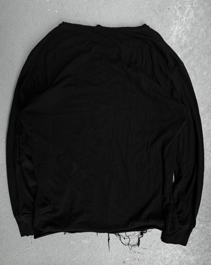 UNDERCOVER AW02 “Witch’s Cell Division” Graphic ‘X’ Distressed Long-sleeves