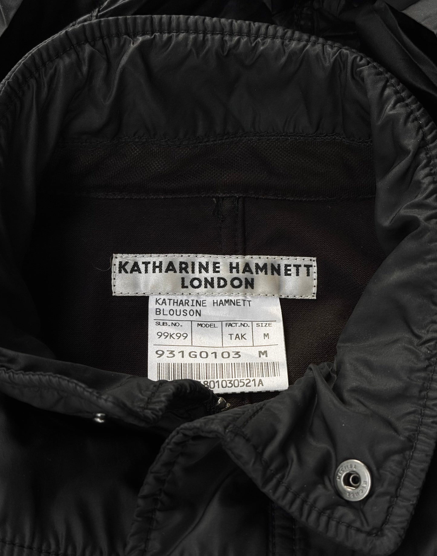 KATHARINE HAMNETT Early 00s Multi-pockets Military Nylon Jacket