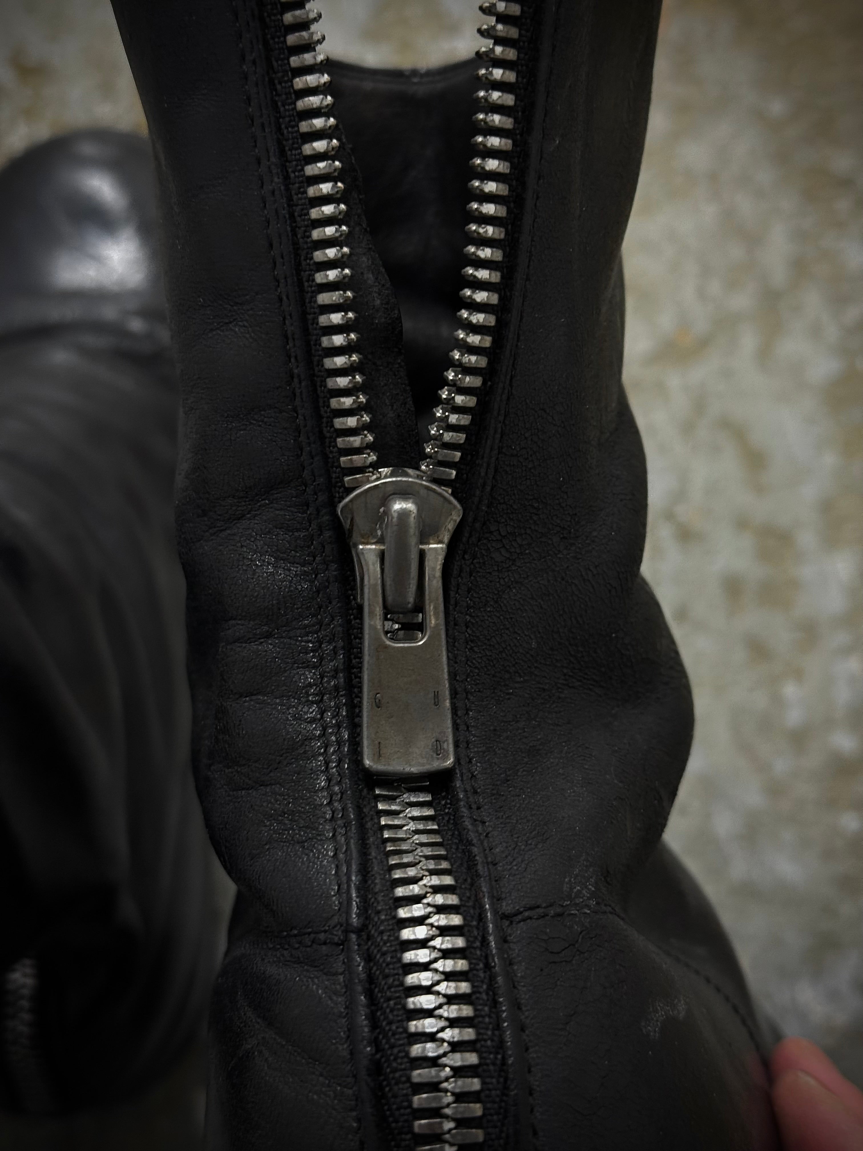GUIDI 788 Black Horse Leather Back Zip Boots | Size 44 – DRIEW