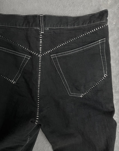 Carol Christian Poell AW06-07 'JM/2181' Twisted Overlock Denim