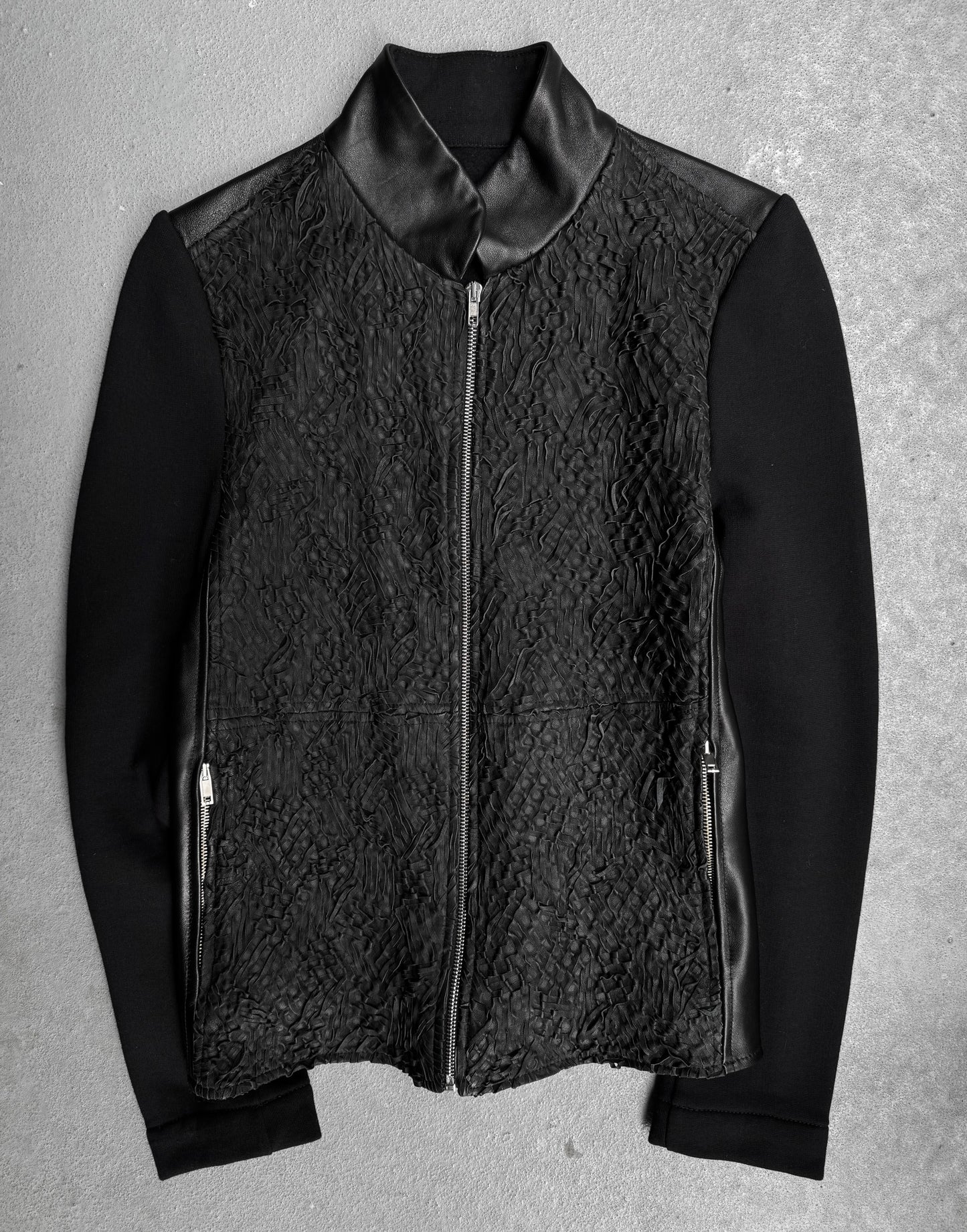 Rick Owens AW05 "MOOG" Goat Leather Ribbon-tufted Jacket