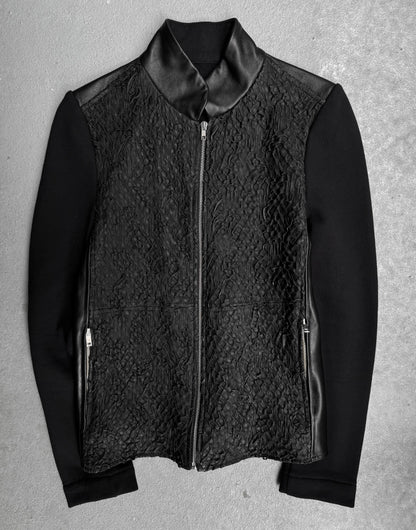 Rick Owens AW05 "MOOG" Goat Leather Ribbon-tufted Jacket