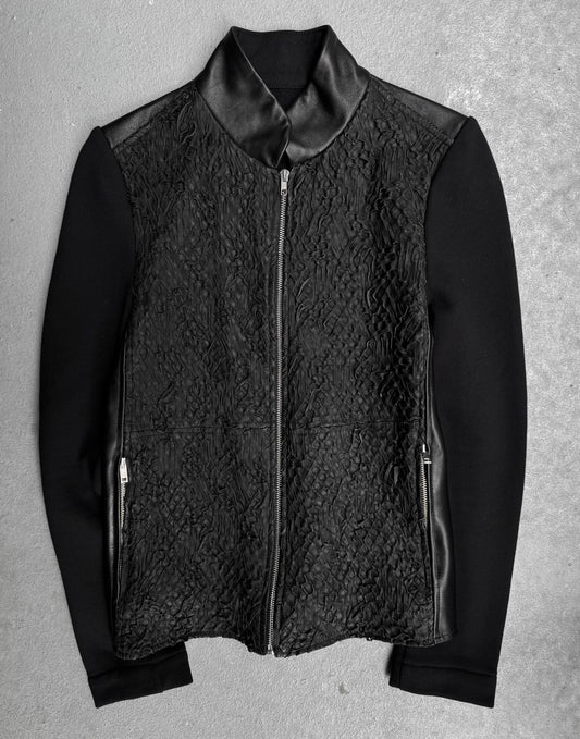 Rick Owens AW05 "MOOG" Goat Leather Ribbon-tufted Jacket