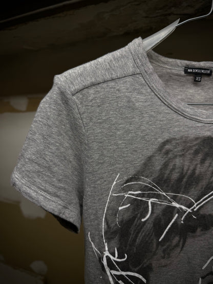 Ann Demeulemeester SS05 Asymmetric Portrait T-shirt