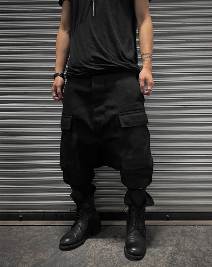 Rick Owens DRKSHDW SS23 “EDFU” 16oz Japanese Denim Cargo Shorts