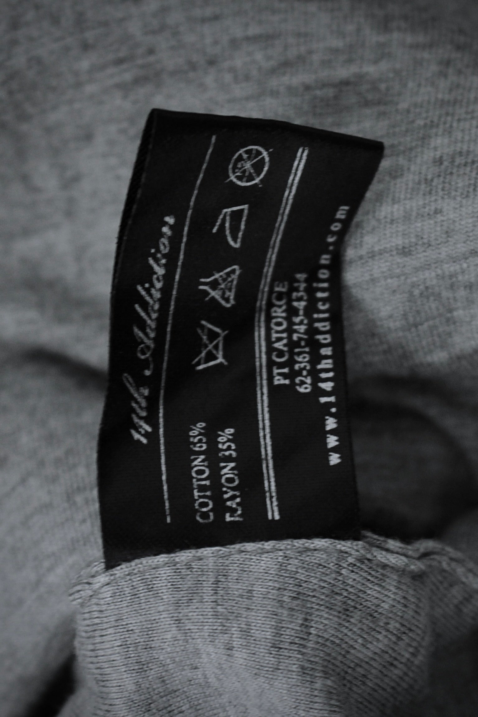 14thAddiction Early 00s Grey Layered Metal Piecing Beanie detail | DRIEW GARMENTS