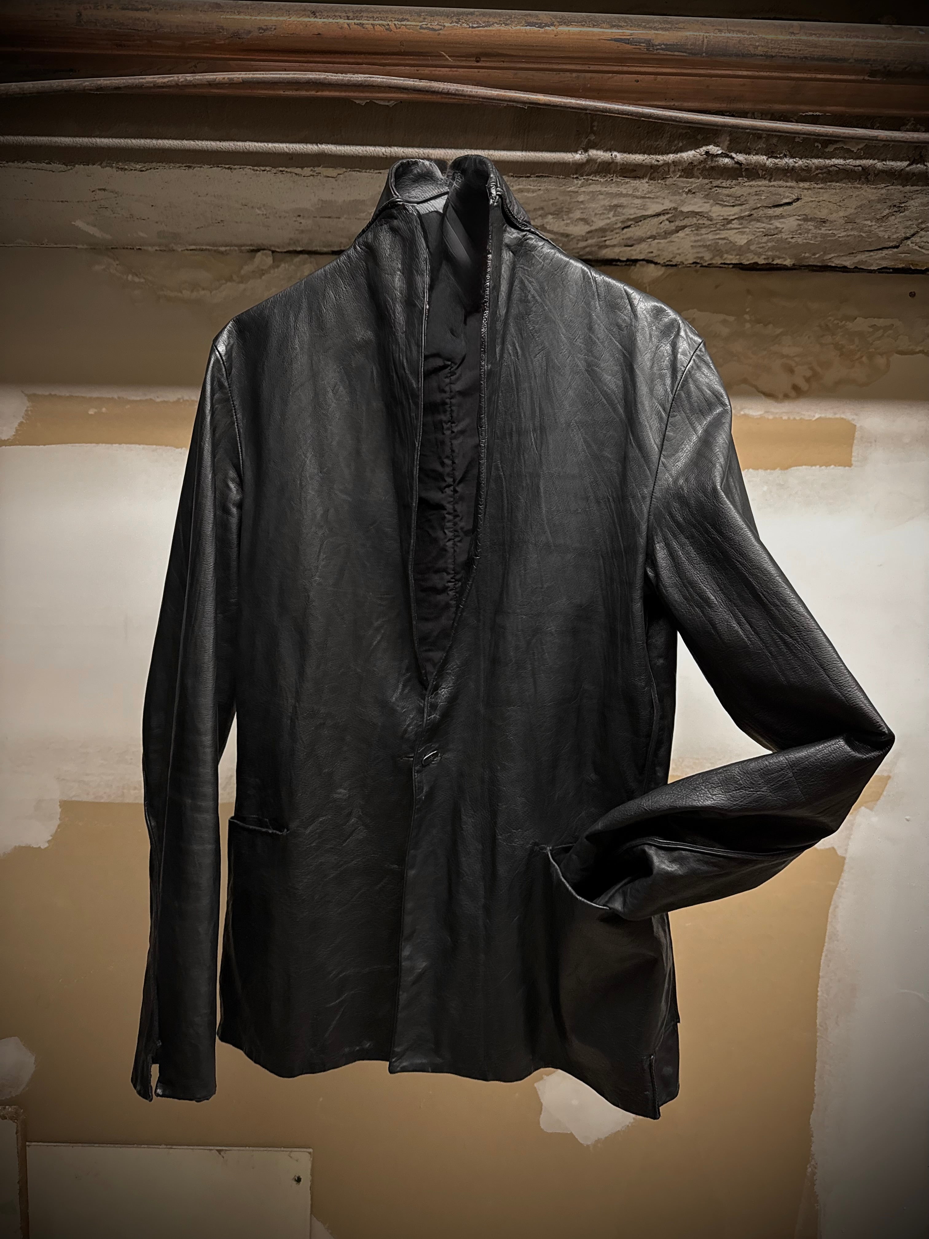 m.a+ Maurizio Amadei J110 Leather Blazer | Size 46/S – DRIEW