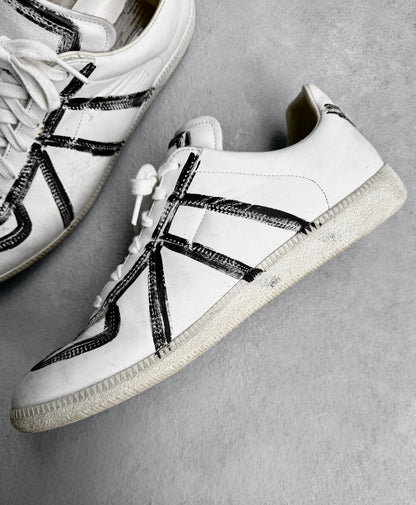 Maison Martin Margiela SS17 Painted ‘Replica’ GATS Sneakers