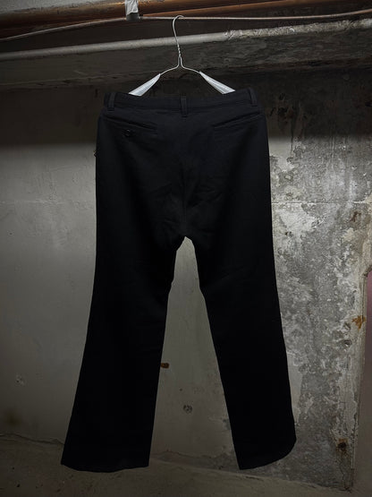 Masaki Matsushima Masakï Mastsushïma HOMME 90s Striped Wool Flare Pants detail | DRIEW GARMENTS