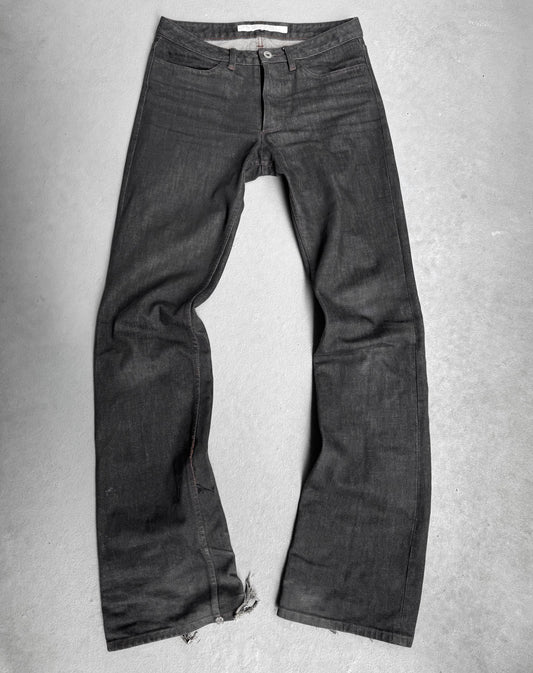RipVanWinkle Early 00s Grey Flare Bootcut Denim
