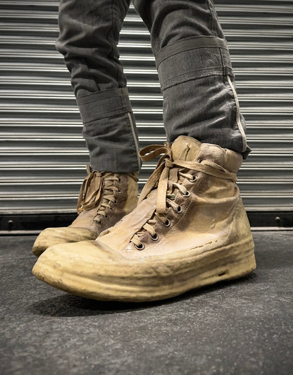 Carol Christian Poell ‘AM/2524 ROOMS-PTC/01’ Object-dyed Kangaroo Leather Drip Sneakers