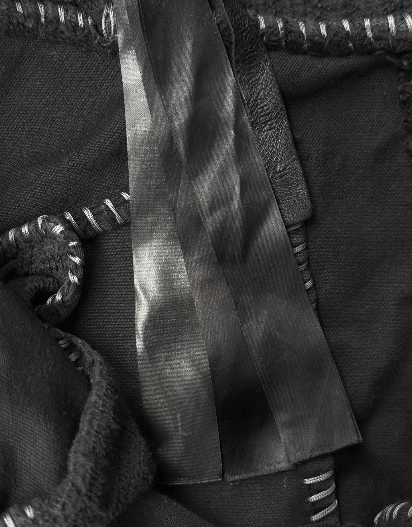 Boris Bidjan Saberi AW17 ‘P13-HS-TF F1504K’ Obsidian Black Hand Stitch Waxed Denim