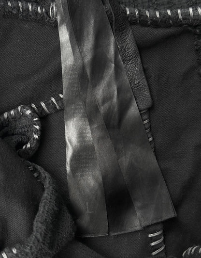 Boris Bidjan Saberi AW17 ‘P13-HS-TF F1504K’ Obsidian Black Hand Stitch Waxed Denim