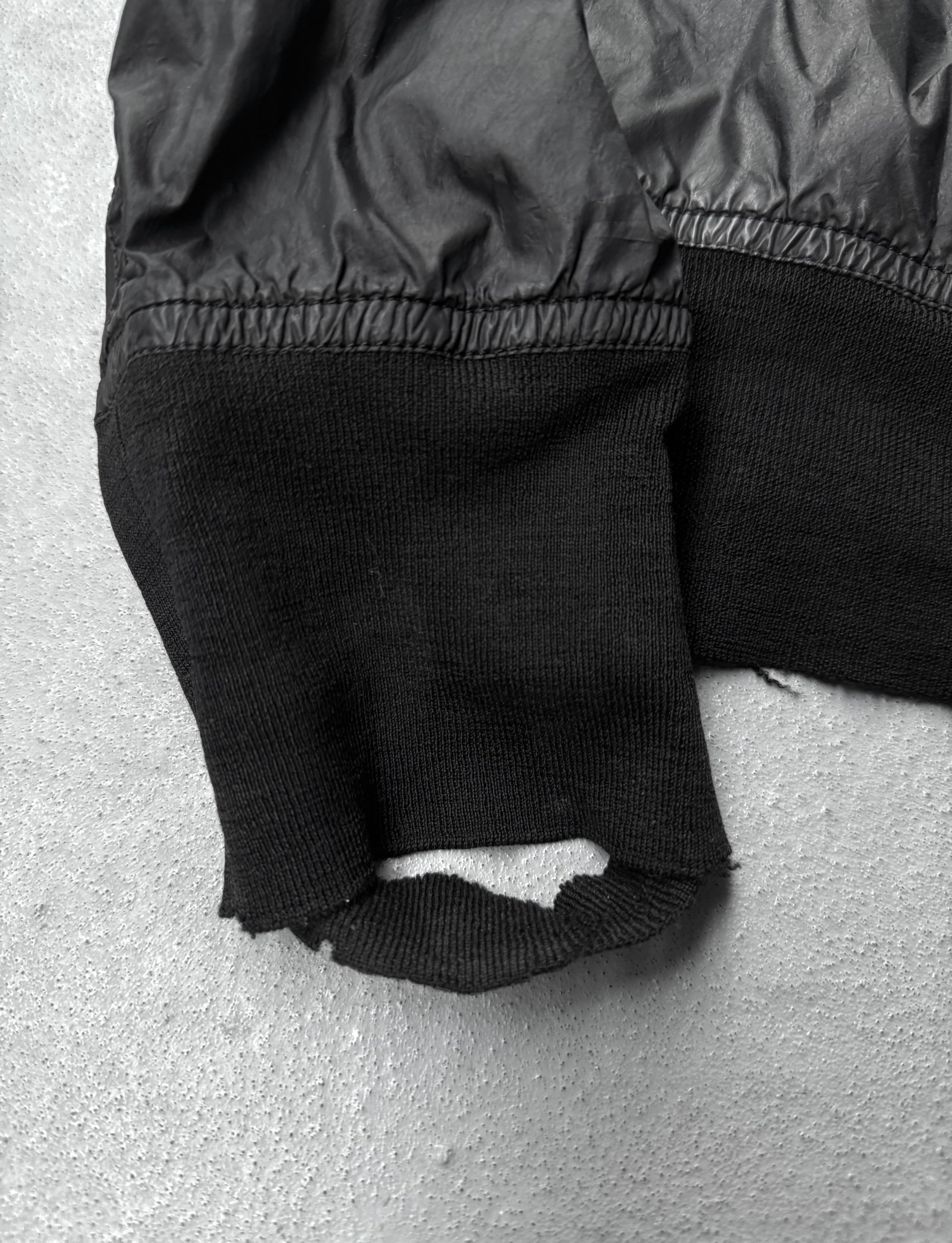 Rick Owens DRKSHDW SS15 "FAUN" MA-1 Flight Nylon Bomber Jacket detail | DRIEW GARMENTS