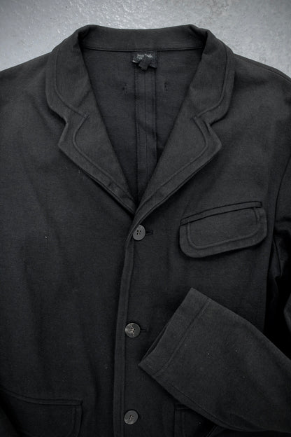 Jean Paul Gaultier Jean-Paul GAULTIER HOMME 90s Charcoal Grey Unlined Work Blazer detail | DRIEW GARMENTS
