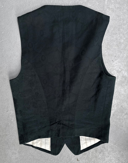 Ann Demeulemeester SS12 Jacquard Two-Button Vest