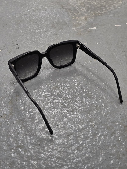 KUBORAUM Maske K3 Black Acetate Gradient Grey Sunglasses