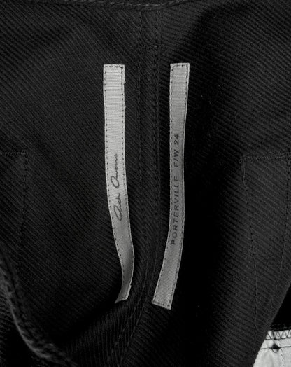 Rick Owens AW24 "PORTERVILLE" Geth Wide Leg Moleskin Denim