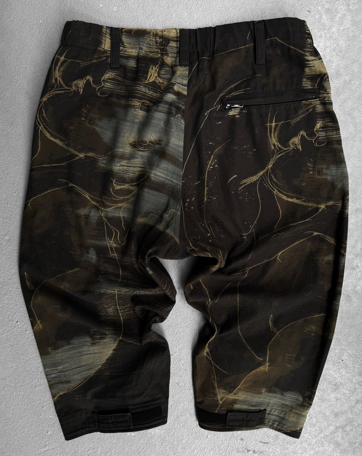 Yohji Yamamoto POUR HOMME SS20 Yuuka Asakura ‘Dessin’ Printed Shorts