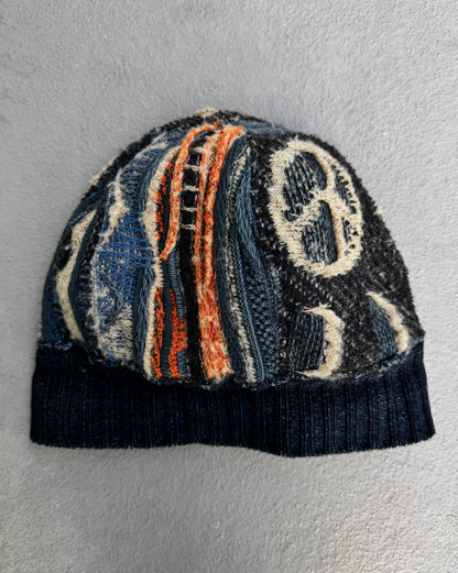 KAPITAL AW17 7g Knit Boro Gaudy Knit Beanie