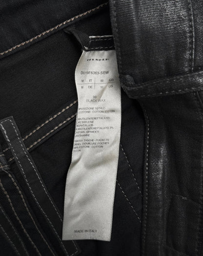 Rick Owens AW19 "LARRY" Waxed Nagakin Skinny Denim