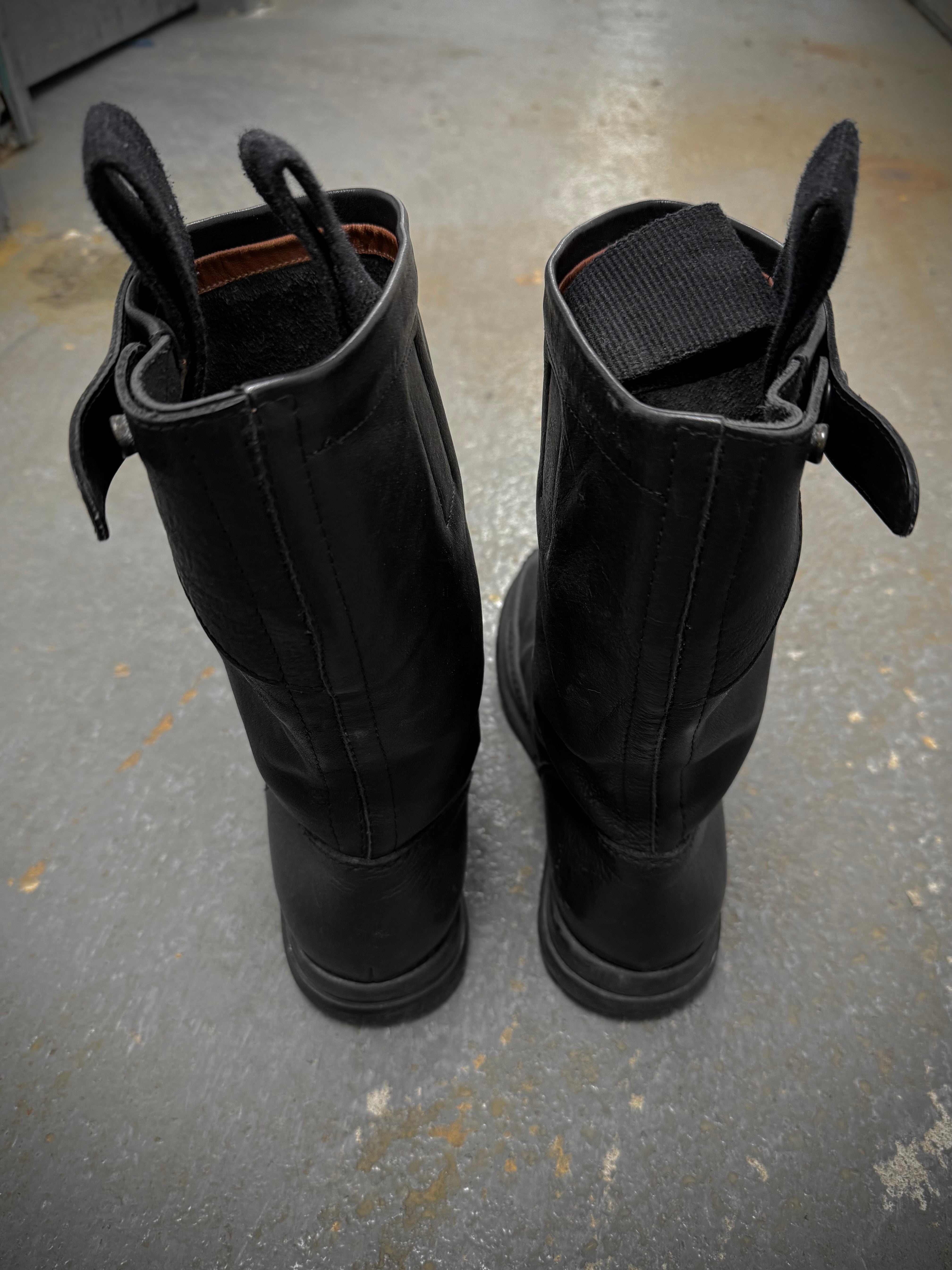 Rick Owens AW05 Pull-Tab Engineer Sneaker Boots | DRIEW