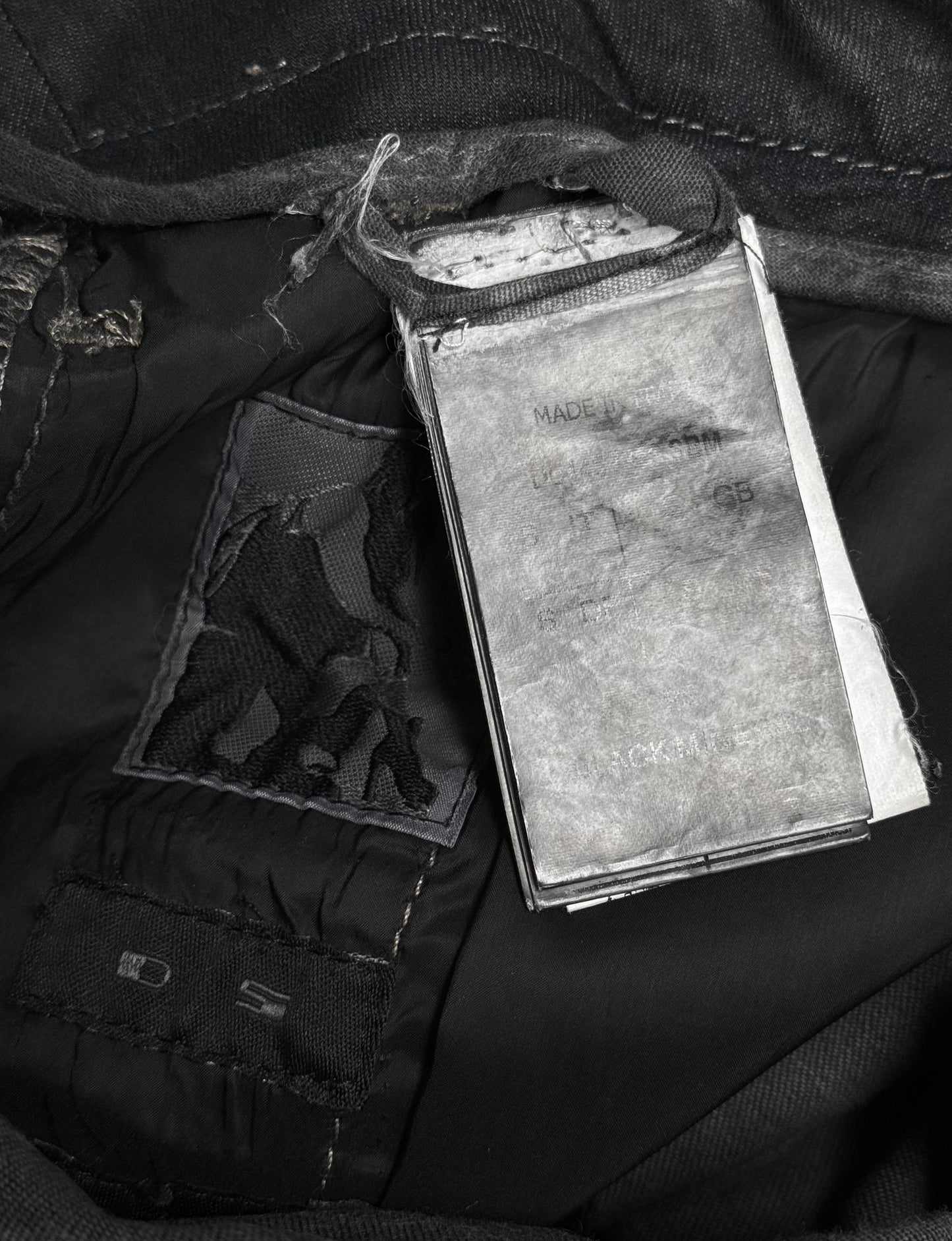 Rick Owens DRKSHDW SS14 “VICIOUS” Mineral Waxed Aircut Skinny Denim