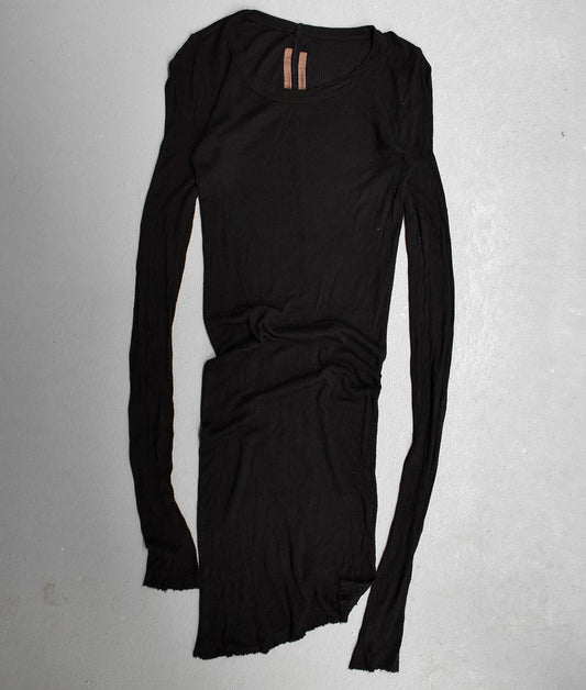 Rick Owens AW12 “Mountain” Black Ribbed Long-sleeve