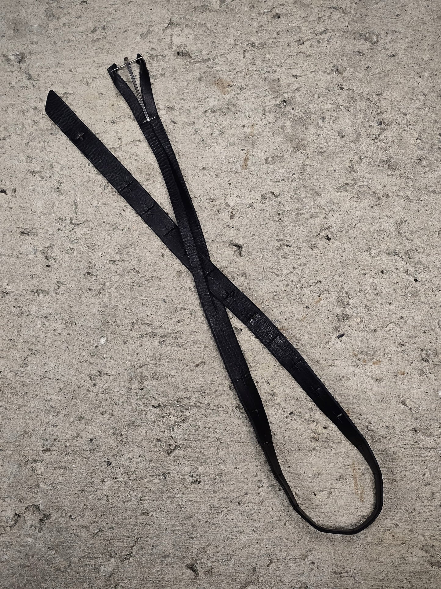 m.a+ 'EY2C GR 3.0' Y-Buckle Medium Cow Leather Belt