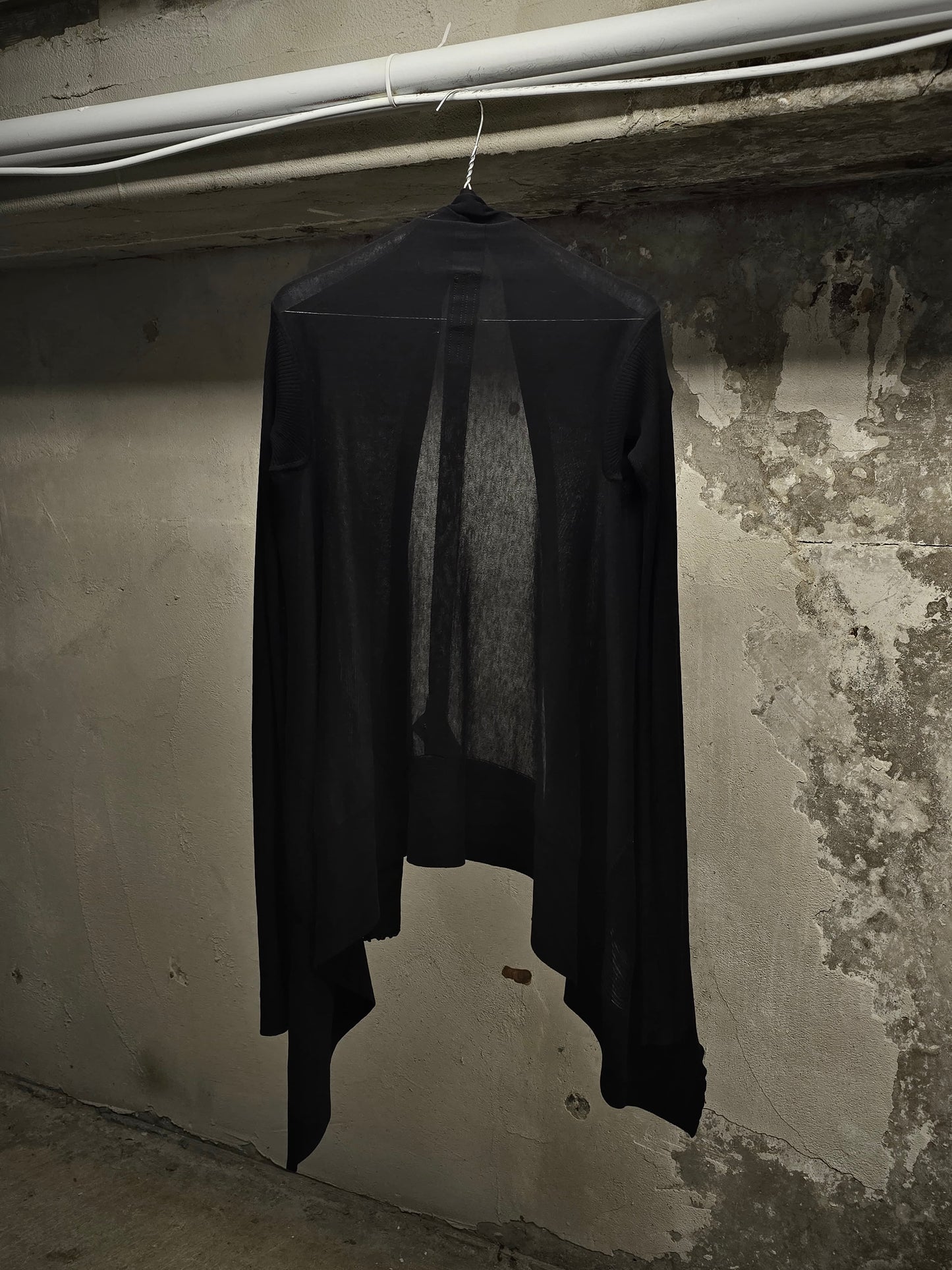 Rick Owens SS15 "FAUN" Open-front Cotton Knit Cardigan detail | DRIEW GARMENTS