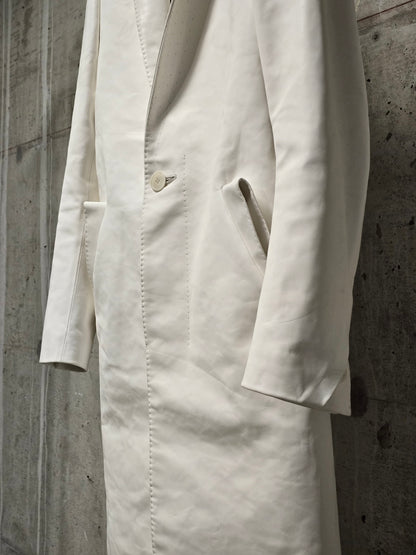 DEEPTI Collection °024-025 Special Order 'LJ-160 RAF-15 Long Leather 2-Button Jacket With Cutaway Detail