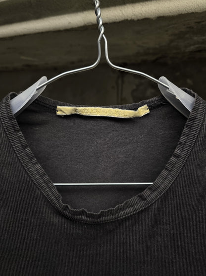 Carol Christian Poell AW00-01 "NEEDLE" Grey Corduroy Tank Top detail | DRIEW GARMENTS