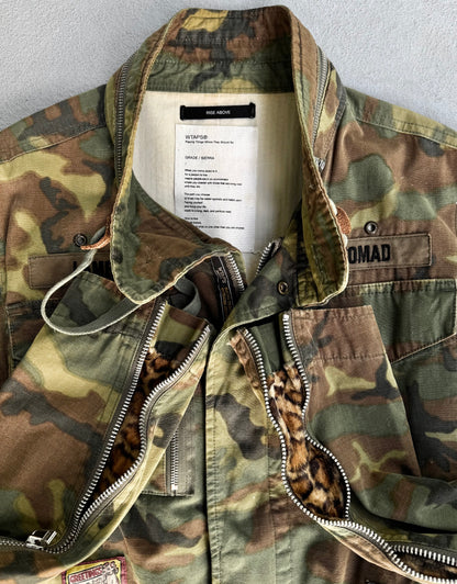 WTAPS SS09 ‘LAMF’ M-65 Panther Embroidered Camo Field Jacket