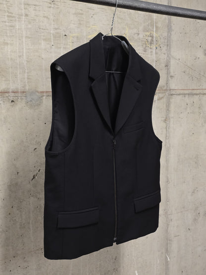 Number (N)ine Wool AW06 "NOIR" Four Leaf Clover Patch Double Layered Bomber Blazer
