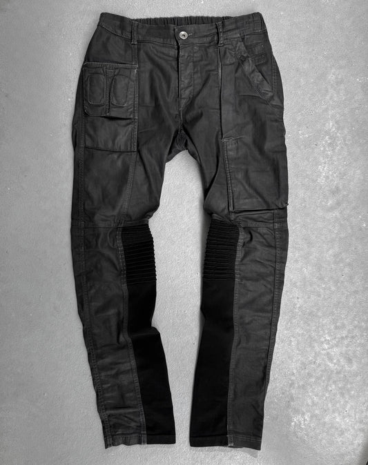 Rick Owens DRKSHDW SS14 “VICIOUS” Waxed Memphis Pants