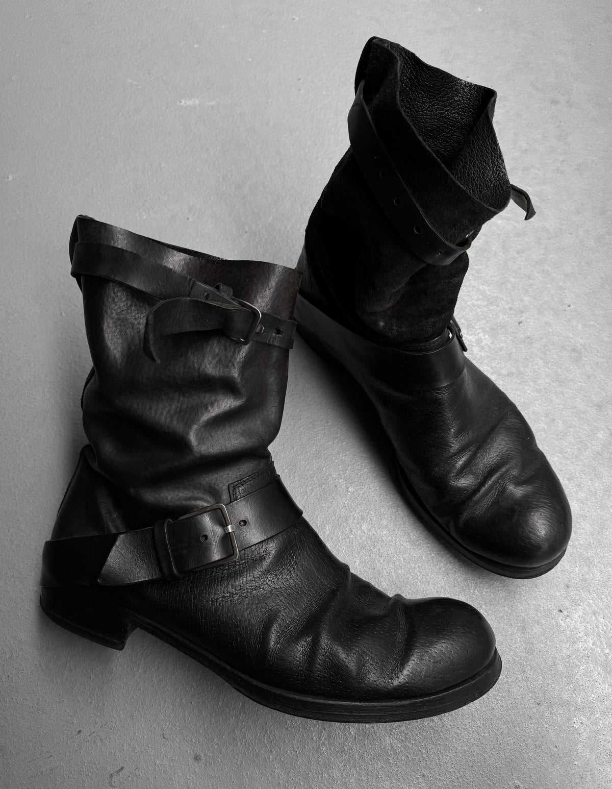 m.a+ Custom 1-of-1 Leather Engineer Boots | Size 45 – DRIEW