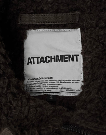 ATTACHMENT by Kazuyuki Kumagai Early 00s Faded Brown Military Deck Jacket